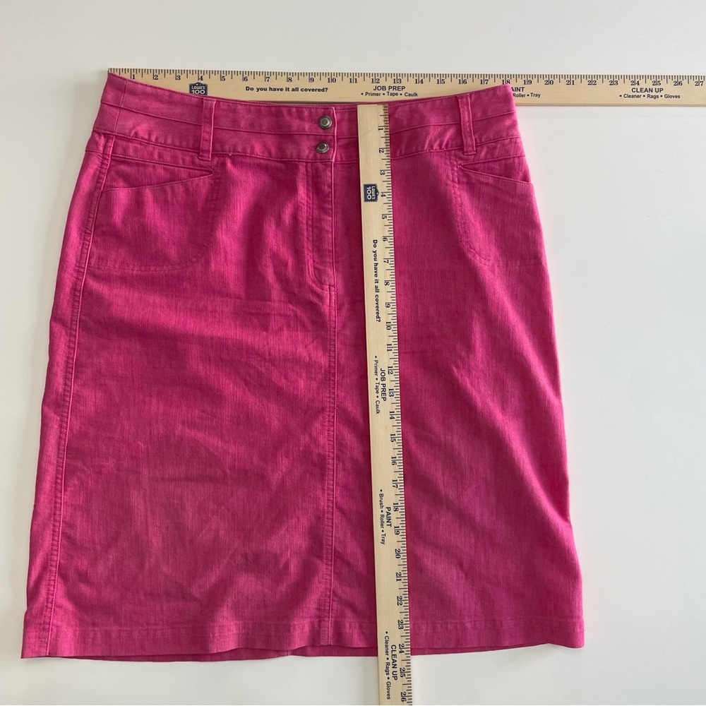 Christopher & Banks Bright Pink Pencil Skirt, size 14 - Picture 7 of 8